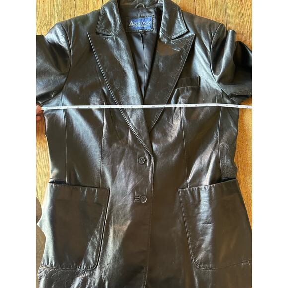 Ansons Herrenhaus Vintage Leather Jacket Size 11/12 - Picture 5 of 6